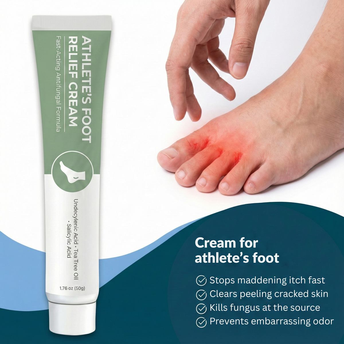 Athlete's Foot Relief Cream