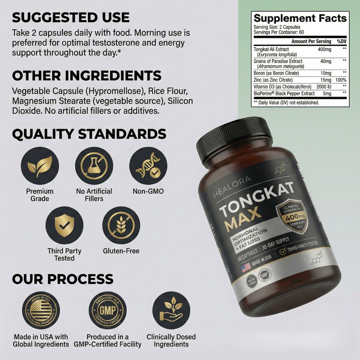 Tongkat Max – Naturally Blocks Aromatase To Restore Your Testosterone and Metabolic Power